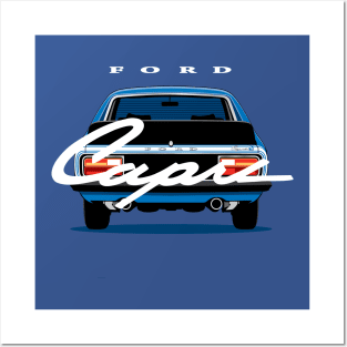 Retro MK 1Capri  RS T-Shirt Design Posters and Art